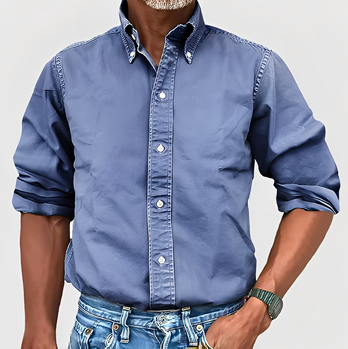Thomas – Camisa de Manga Larga Tradicional