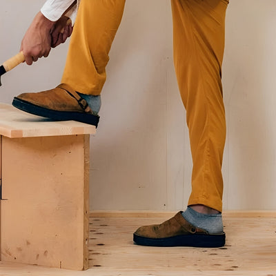 Eldon - Casuales Zapatillas de Cuero para Hombres