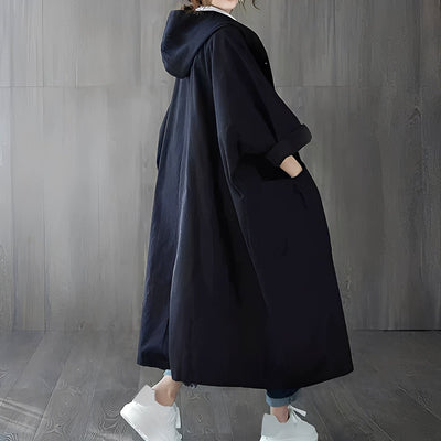 Myranda - Trenchcoat moderno con bolsillos para mujer