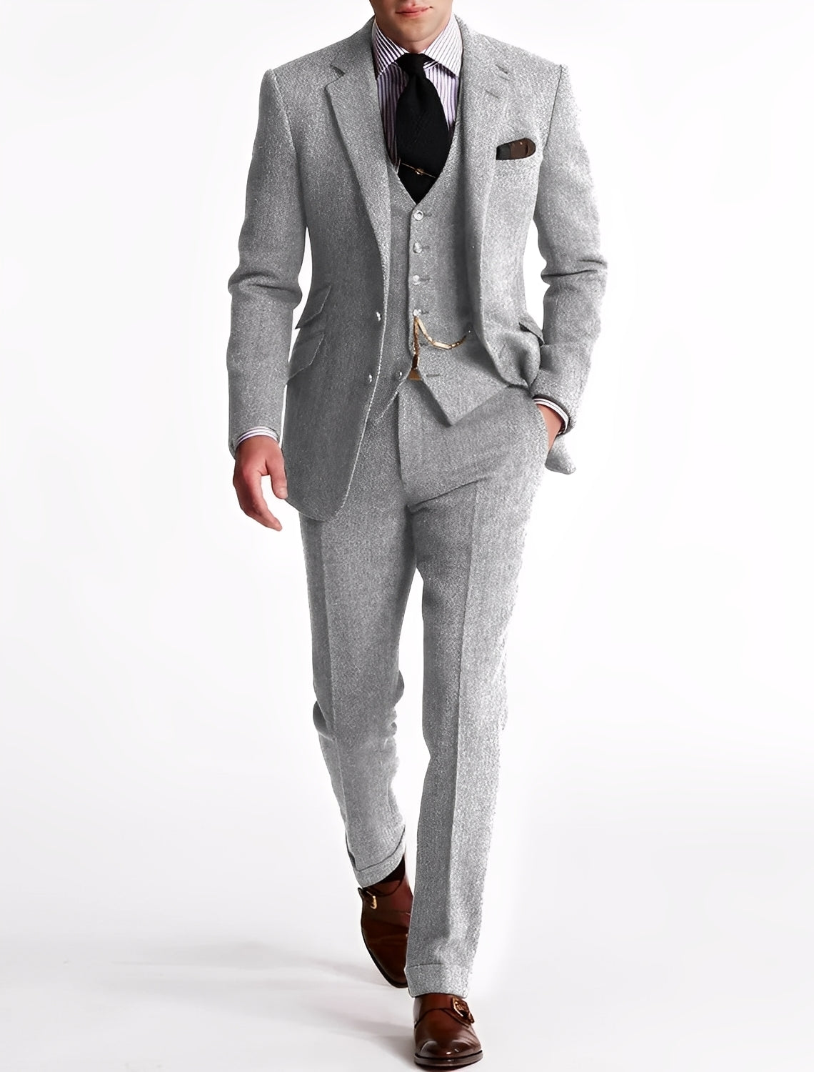 Alden - Formales trajes de esmoquin estrechos para hombres
