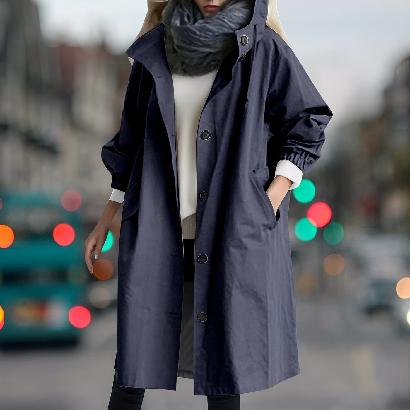 Shavonne - Elegante impermeable Trenchcoat para mujeres