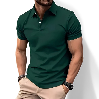 Deacon - Cómodo polo de manga corta para hombres