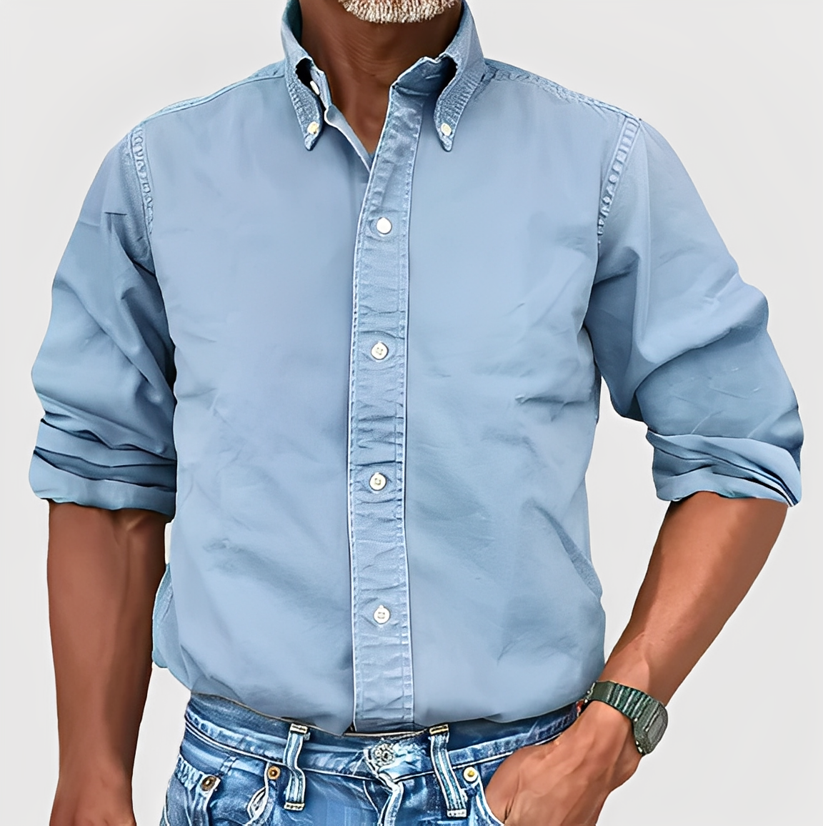 Thomas – Camisa de Manga Larga Tradicional