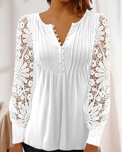 Hannah - Elegante blusa de manga larga