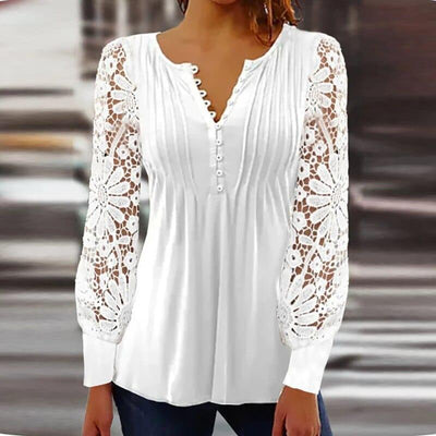 Hannah - Elegante blusa de manga larga