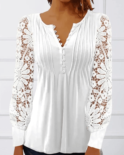 Hannah - Elegante blusa de manga larga