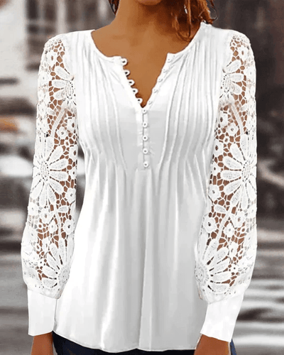 Hannah - Elegante blusa de manga larga