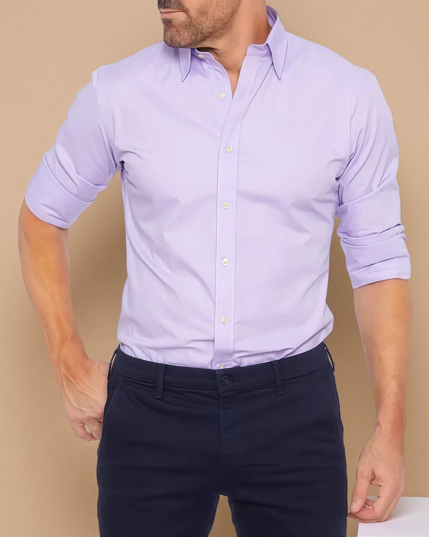 Pablo - Camisa elástica con cremallera