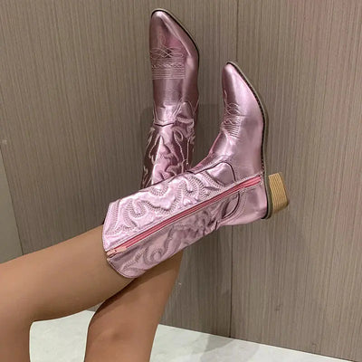 Gingra - Elegantes botas vaqueras de metal
