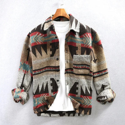 Kenneth - Camisa de franela con mezcla de lana