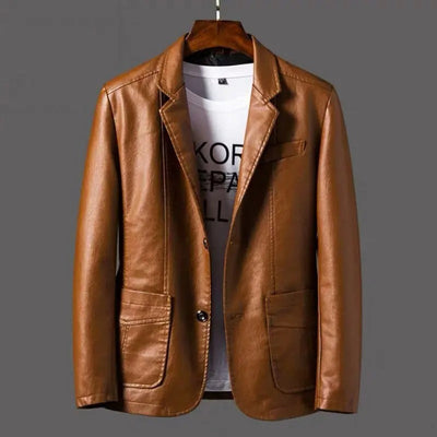Celso – Estilosa Chaqueta de Cuero