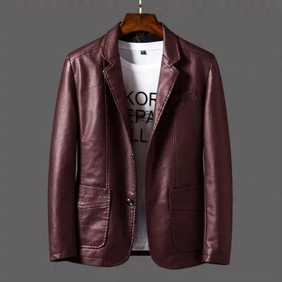 Celso – Estilosa Chaqueta de Cuero