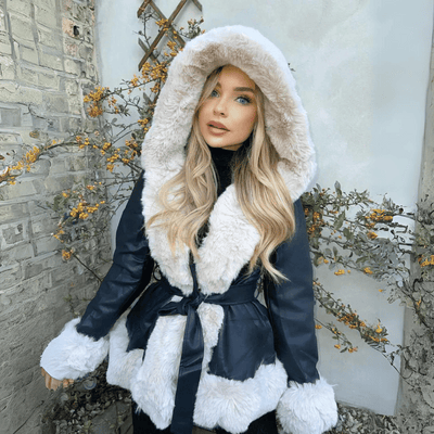 Hollis - Elegante abrigo de piel sintética para mujeres