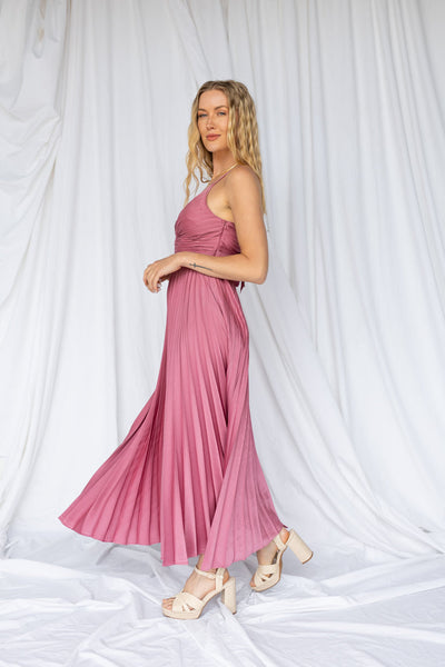 Sophia - Vestido cruzado plegable