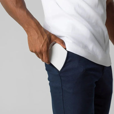 Justine - Pantalón Chino Ajustado Casual para Hombres