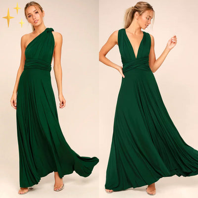 Hannah - Vestido cruzado mujer multiposición elegante