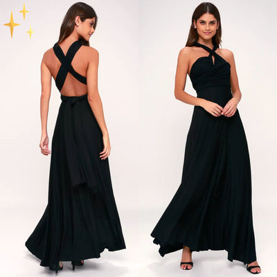 Hannah - Vestido cruzado mujer multiposición elegante