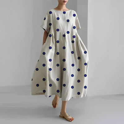 Vanessa – Vestido Largo Primaveral de Estilo Boho Relajado