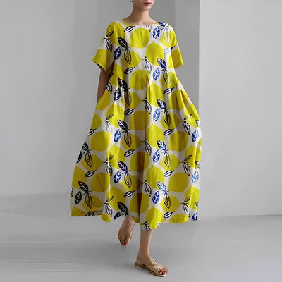 Vanessa – Vestido Largo Primaveral de Estilo Boho Relajado