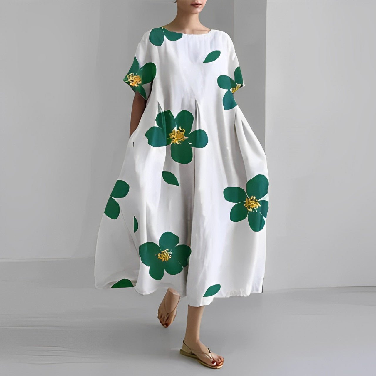 Vanessa – Vestido Largo Primaveral de Estilo Boho Relajado