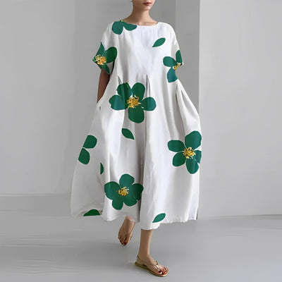 Vanessa – Vestido Largo Primaveral de Estilo Boho Relajado