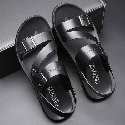 Nathan – Sandalias de Piel con Hebilla de Diseño Atemporal