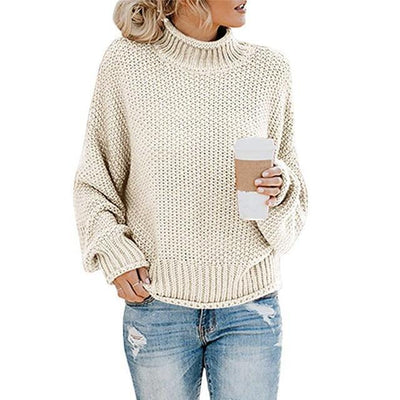 Donoma - Cálido Mujer Moda-Pullover