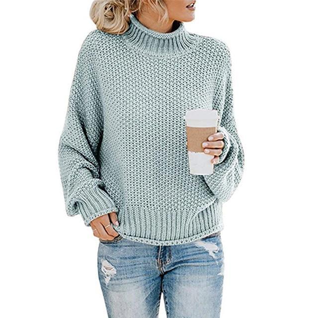 Donoma - Cálido Mujer Moda-Pullover