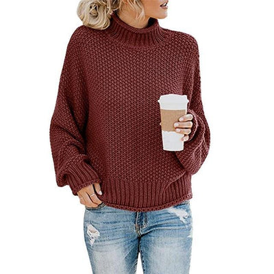 Donoma - Cálido Mujer Moda-Pullover
