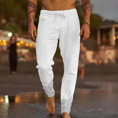 Mike - Pantalones de Lino Atemporales para Hombre