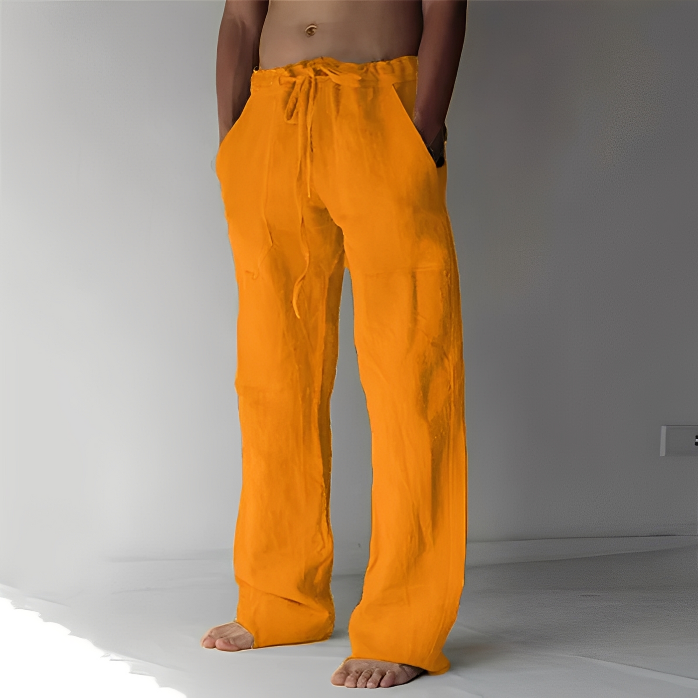 Arthur – Baggy Pantalones de Lino para Hombres