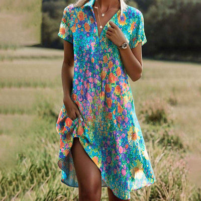 Serena - Vestido Floral Espíritu Libre