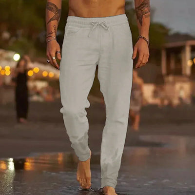 Mike - Pantalones de Lino Atemporales para Hombre