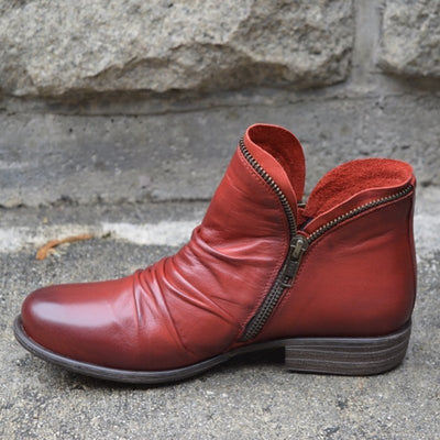 Hina - Botas de Cuero de Mujer a la Moda