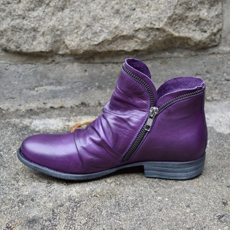Hina - Botas de Cuero de Mujer a la Moda