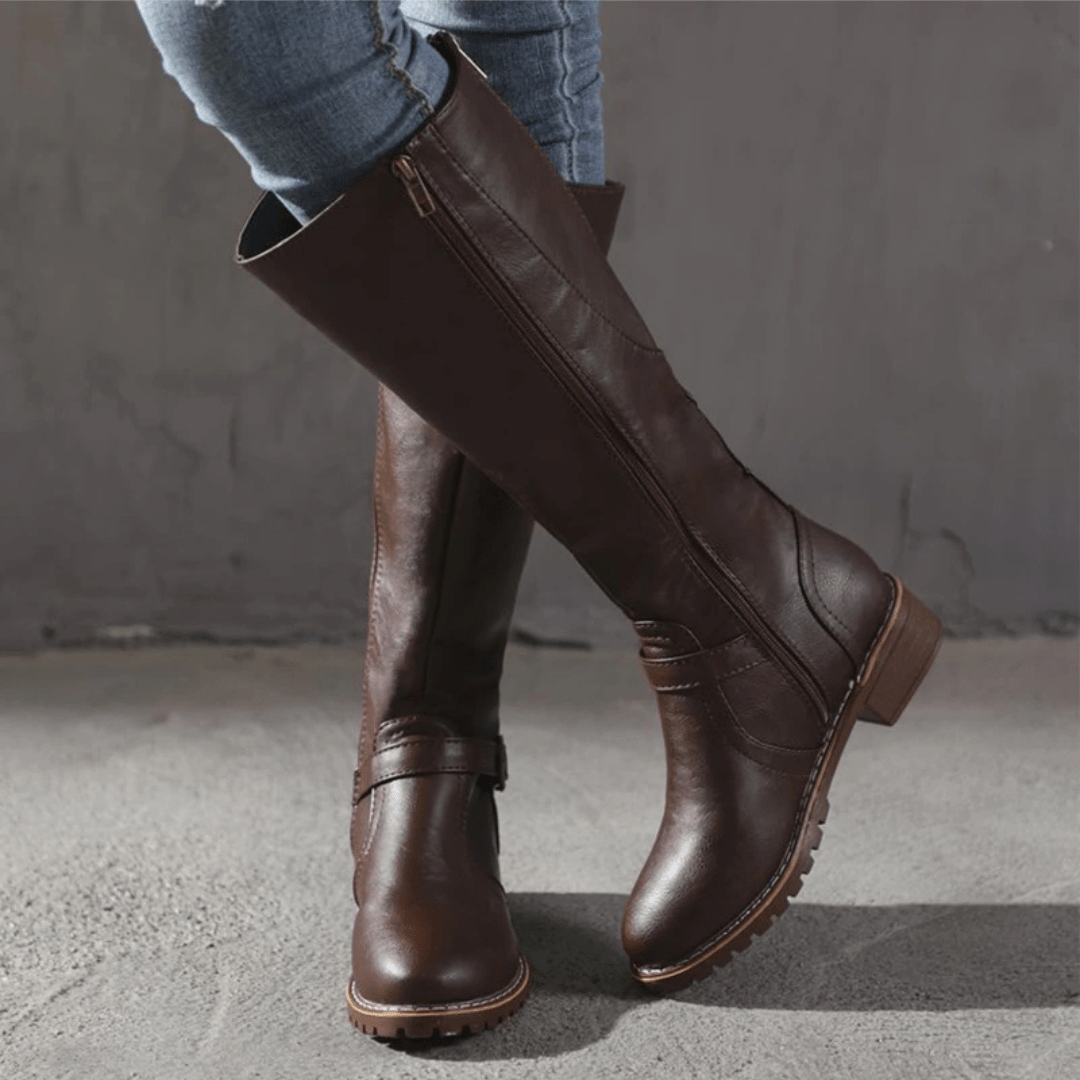 Chelsie - Botas Retro Elegantes para Mujer