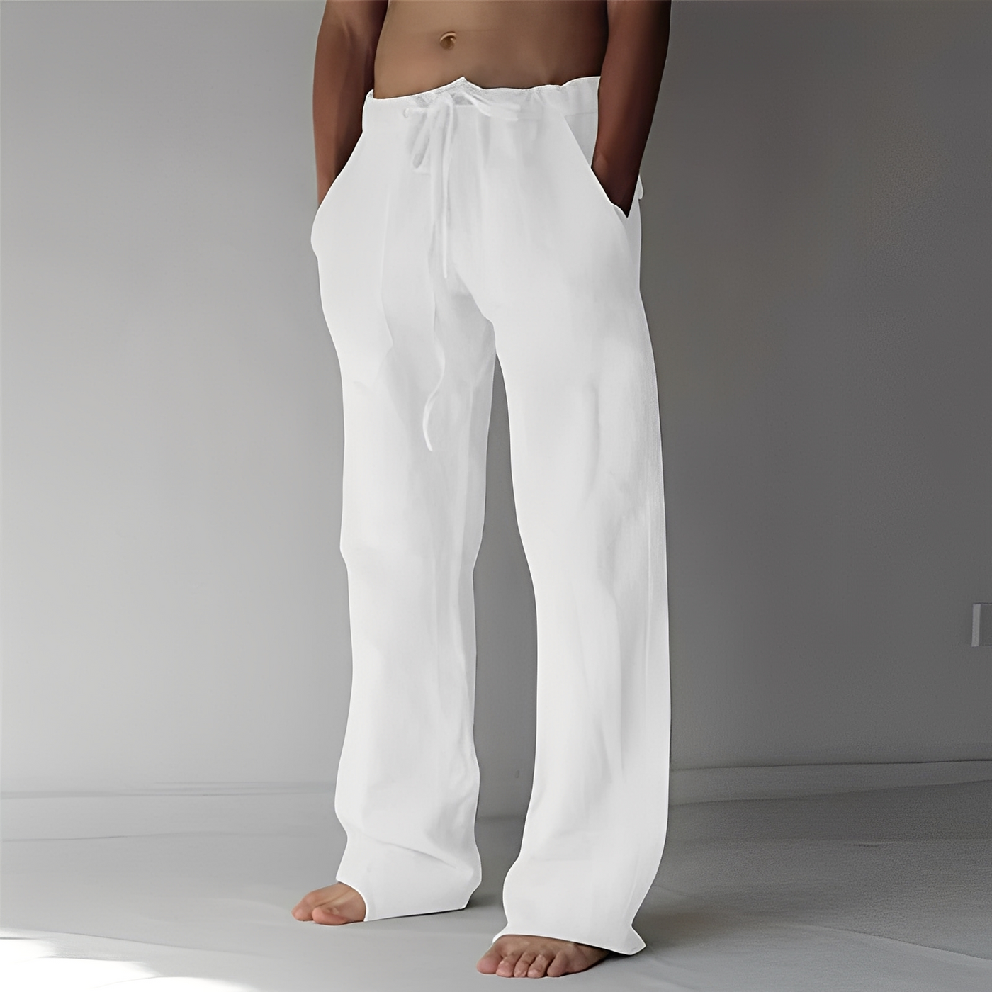 Arthur – Baggy Pantalones de Lino para Hombres