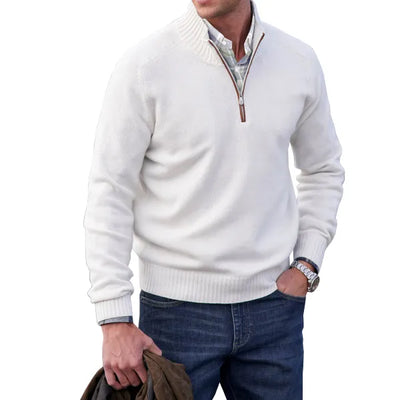 Huron - Cremallera Pullover Cachemir Calidad Premium