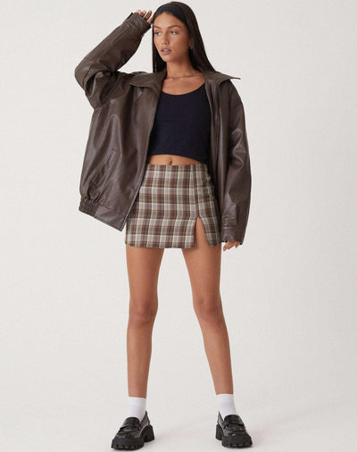 Ariane – Chaqueta de cuero para mujer en estilo oversize
